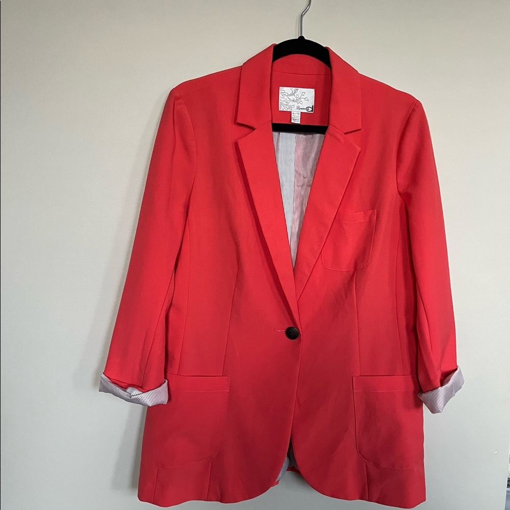 Dynamite Orange Blazer